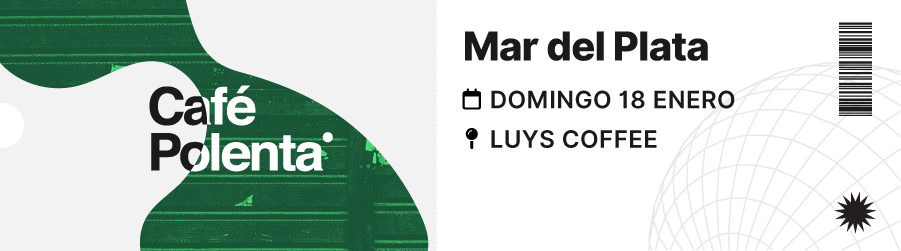 ticket Cafe Polenta Mar del Plata 18-01-2026