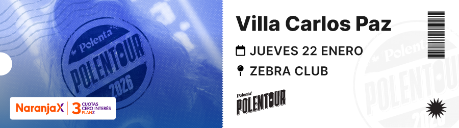 ticket Villa Carlos Paz 22-01-2026