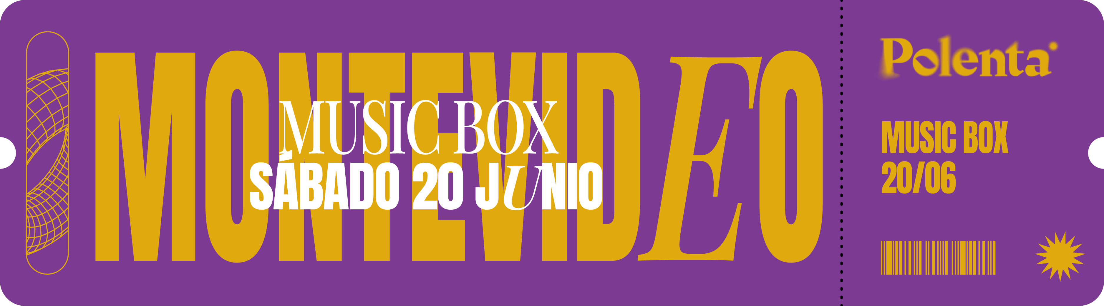 ticket Montevideo 20-06-2026